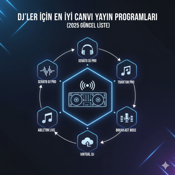 DJ’ler İçin En İyi Canlı Yayın Programları (2025 Güncel Liste]